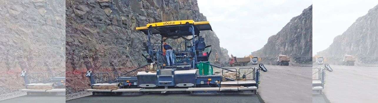 Mining and roadway construction advance forward